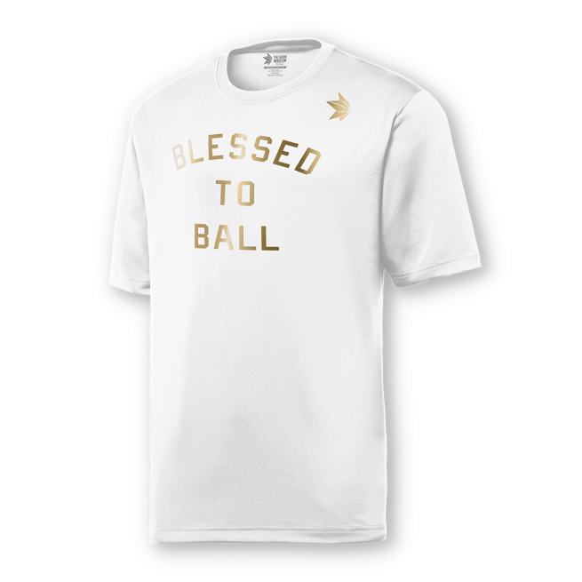 The Show Primetime Dry Blessed to Ball T-shirt White Gold
