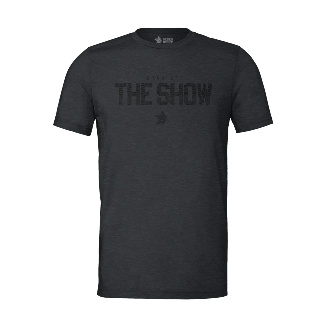 The Show Premium Fit Ghost Grip T-shirt Charcoal